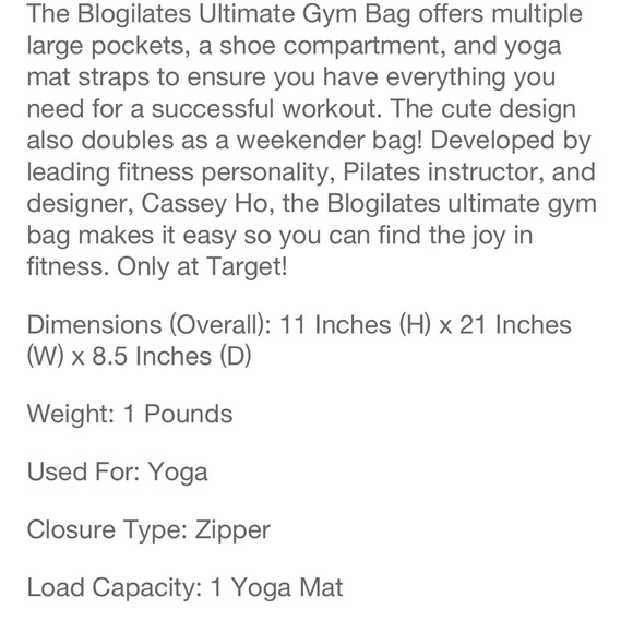 BLOGILATES Bags Blogilates New Ultimate Gym Equipped Bag Light Mint